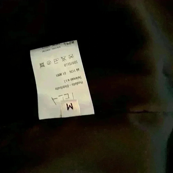 Tela NWT Quilted Tortello Jacket Italy Luxury $446 Blue US Medium New Winter - Picture 4 of 4